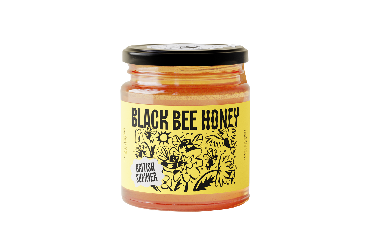 Black Bee British Summer Honey