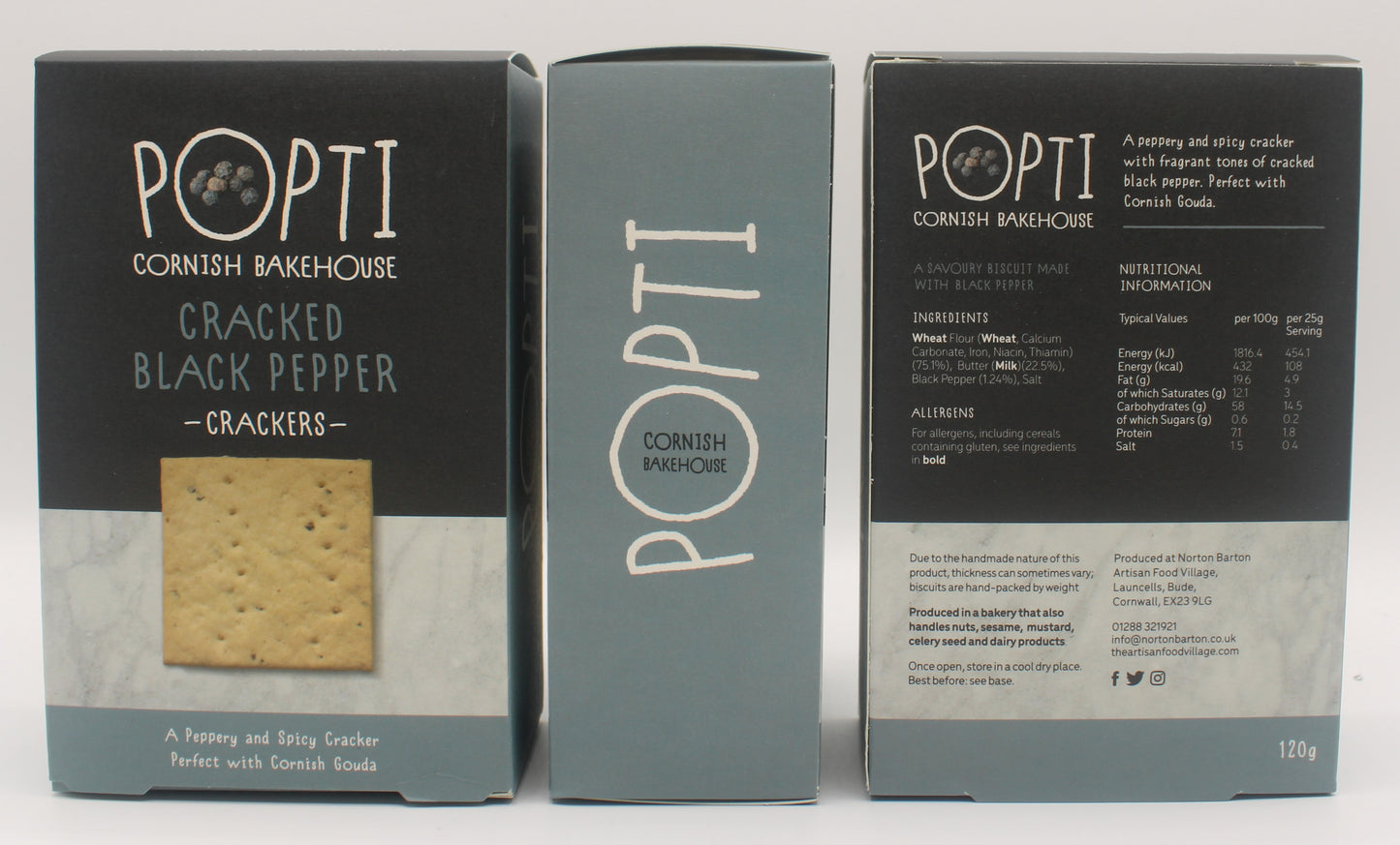 Cracked Black Pepper Crackers