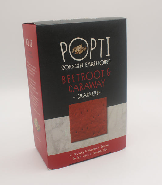 Beetroot and Caraway Crackers