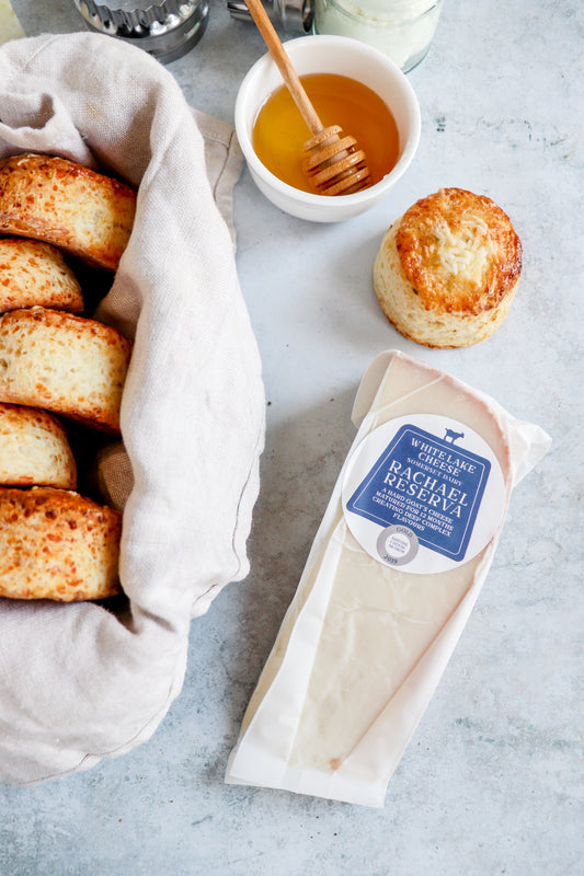 Goat’s cheese and honey scones